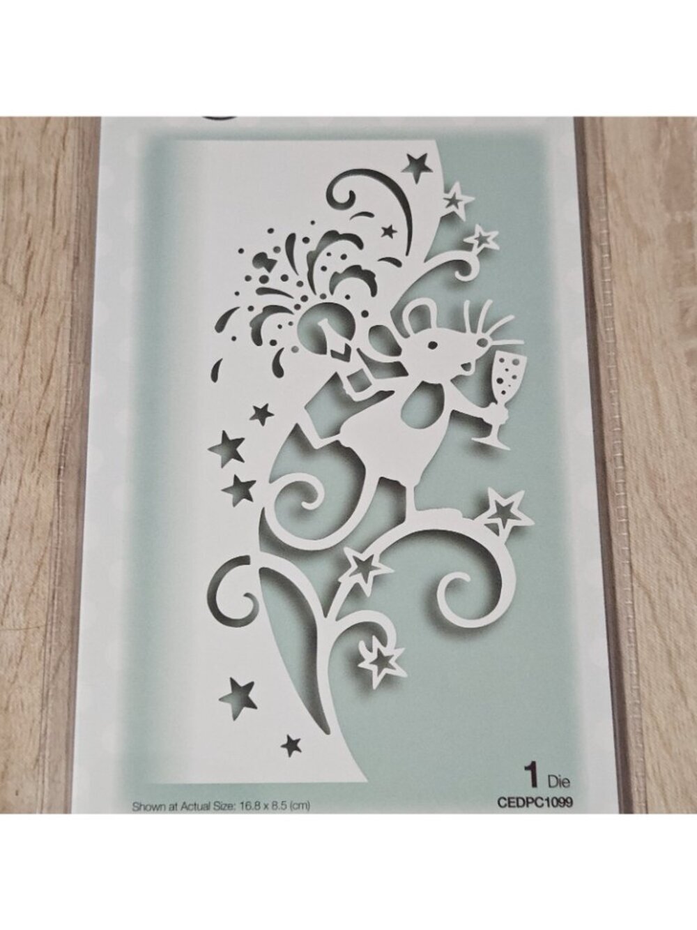 Creative Expressions Paper Cuts Collection Celebration Mouse Edger Die CEDPC1099 - Picture 2 of 3